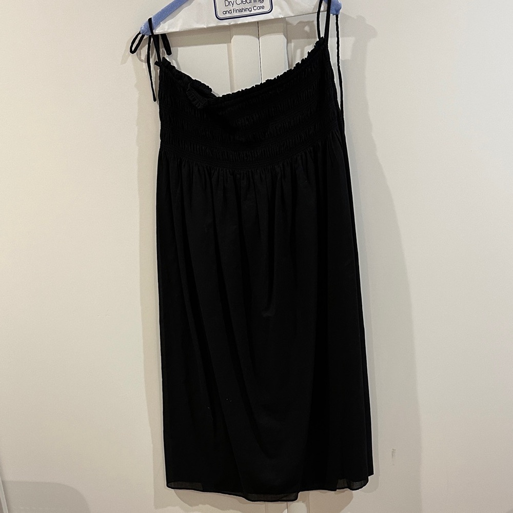 Modern Citizen Black cotton midi skirt